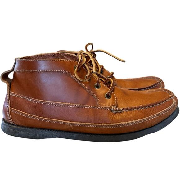 J. Crew Chukka Topsider Sperry Boots (Leather Uppers) Men’s Size 9 - Picture 1 of 7